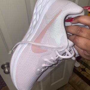 Nike Girls Low-Top Sneakers Violet Champagne White